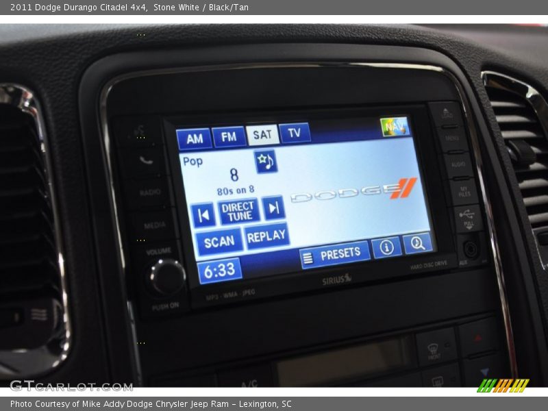 Stone White / Black/Tan 2011 Dodge Durango Citadel 4x4