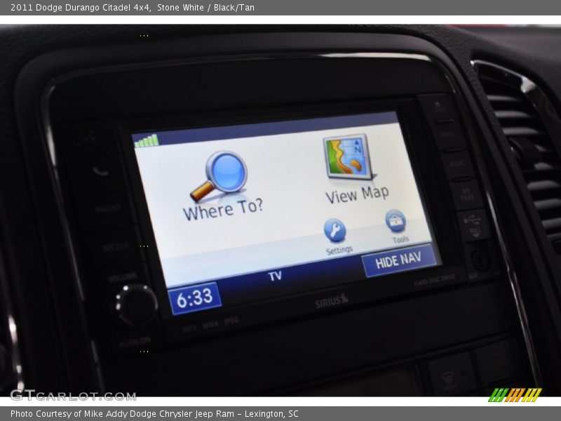 Stone White / Black/Tan 2011 Dodge Durango Citadel 4x4
