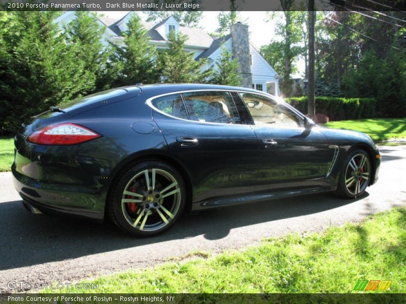 Dark Blue Metallic / Luxor Beige 2010 Porsche Panamera Turbo