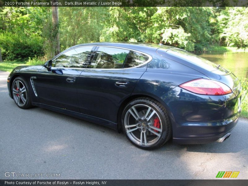 Dark Blue Metallic / Luxor Beige 2010 Porsche Panamera Turbo