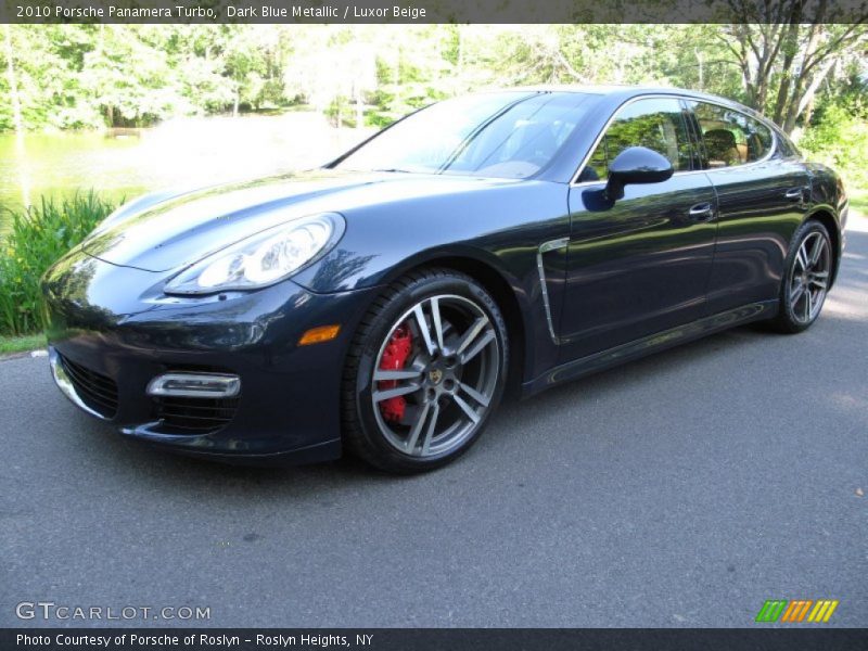 Dark Blue Metallic / Luxor Beige 2010 Porsche Panamera Turbo