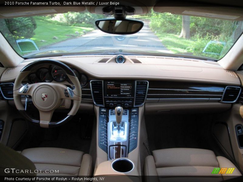 Dark Blue Metallic / Luxor Beige 2010 Porsche Panamera Turbo
