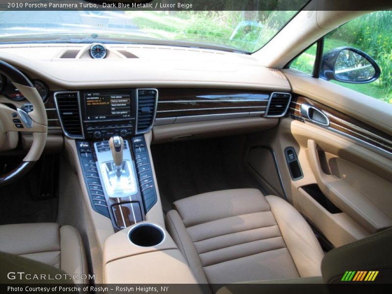 Dark Blue Metallic / Luxor Beige 2010 Porsche Panamera Turbo