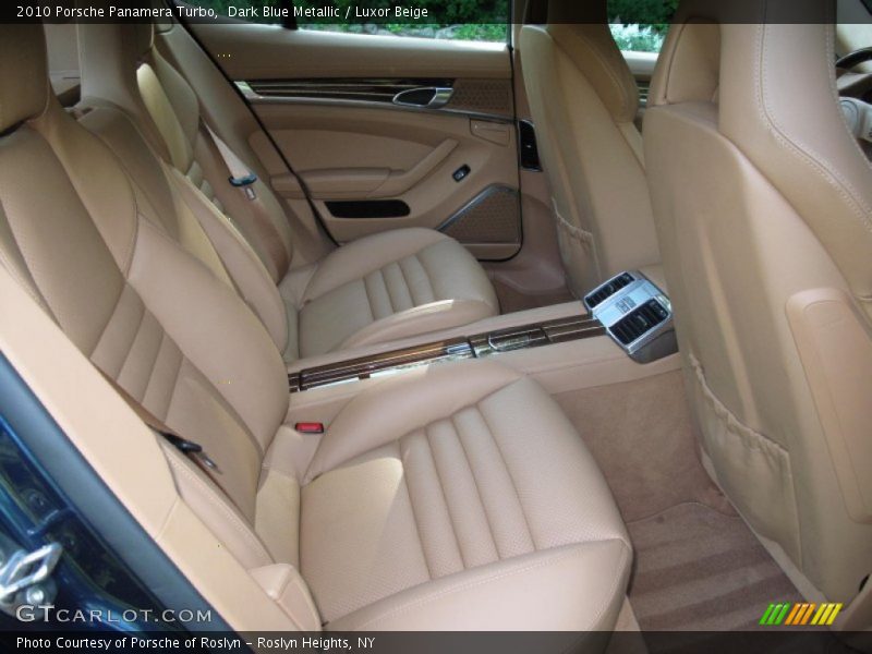 Dark Blue Metallic / Luxor Beige 2010 Porsche Panamera Turbo