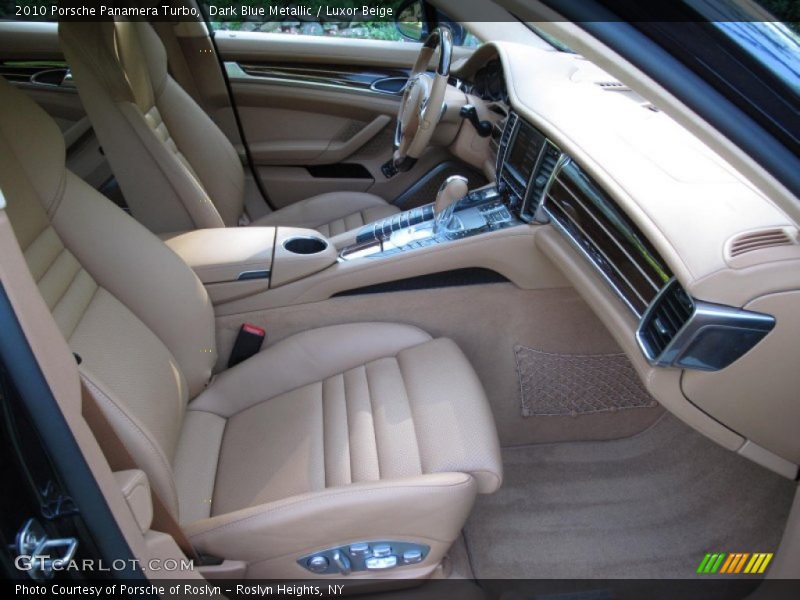 Dark Blue Metallic / Luxor Beige 2010 Porsche Panamera Turbo