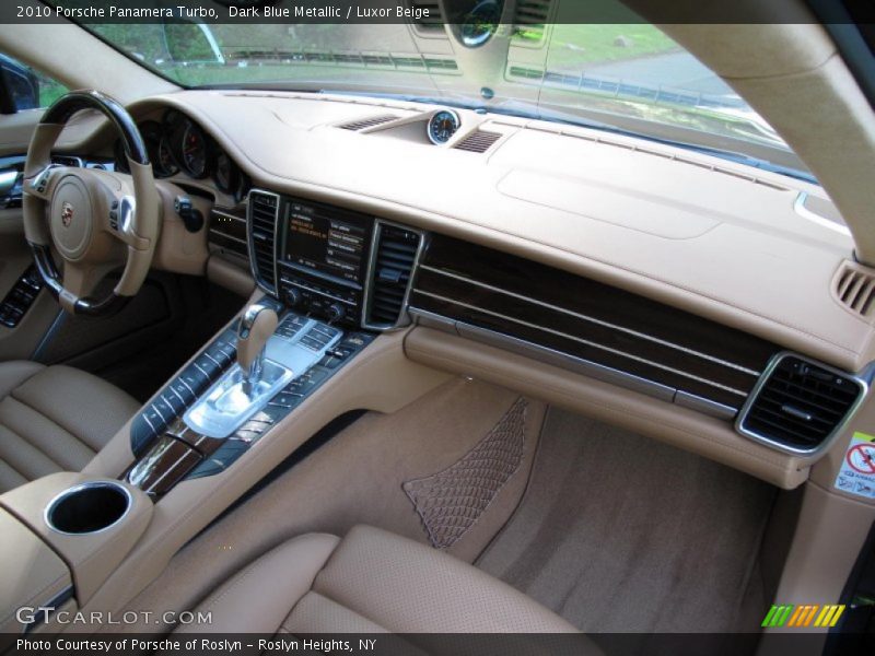 Dark Blue Metallic / Luxor Beige 2010 Porsche Panamera Turbo