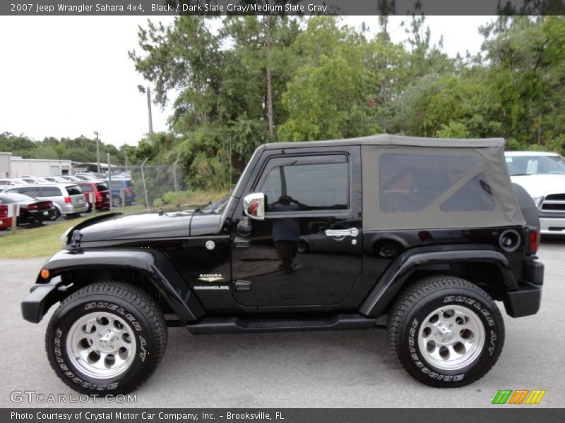 Black / Dark Slate Gray/Medium Slate Gray 2007 Jeep Wrangler Sahara 4x4