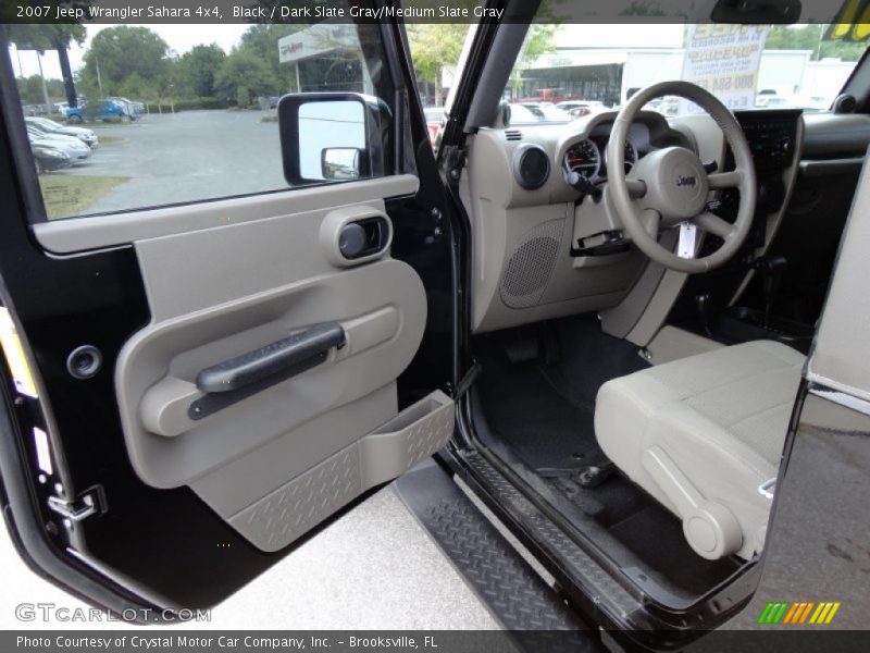 Black / Dark Slate Gray/Medium Slate Gray 2007 Jeep Wrangler Sahara 4x4