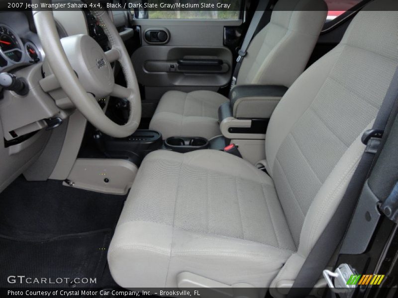 Black / Dark Slate Gray/Medium Slate Gray 2007 Jeep Wrangler Sahara 4x4