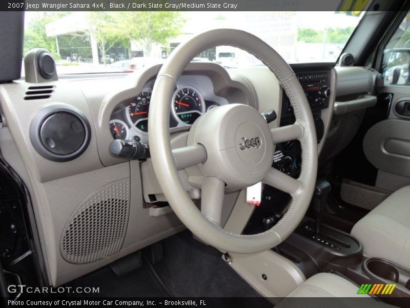 Black / Dark Slate Gray/Medium Slate Gray 2007 Jeep Wrangler Sahara 4x4