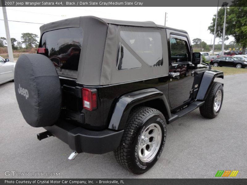 Black / Dark Slate Gray/Medium Slate Gray 2007 Jeep Wrangler Sahara 4x4