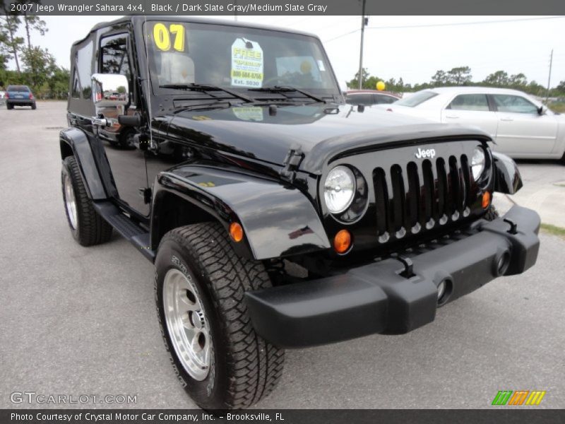 Black / Dark Slate Gray/Medium Slate Gray 2007 Jeep Wrangler Sahara 4x4