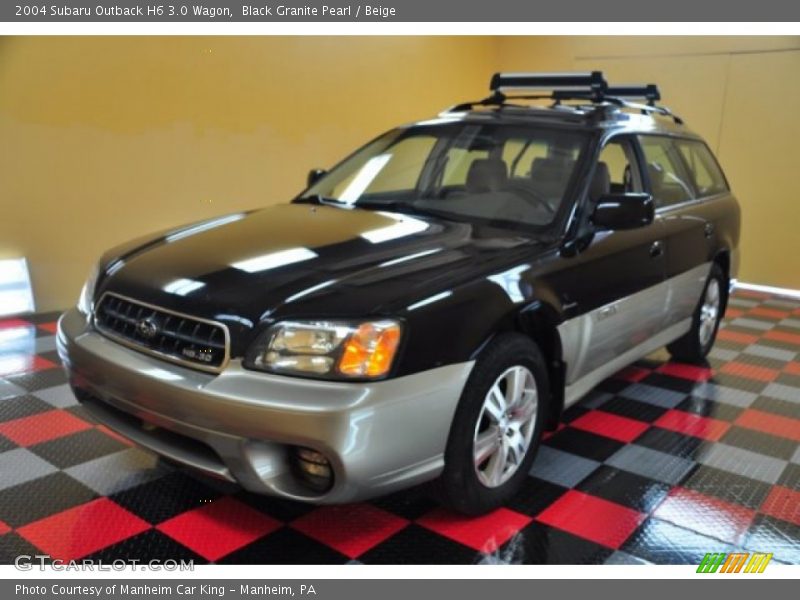 Black Granite Pearl / Beige 2004 Subaru Outback H6 3.0 Wagon
