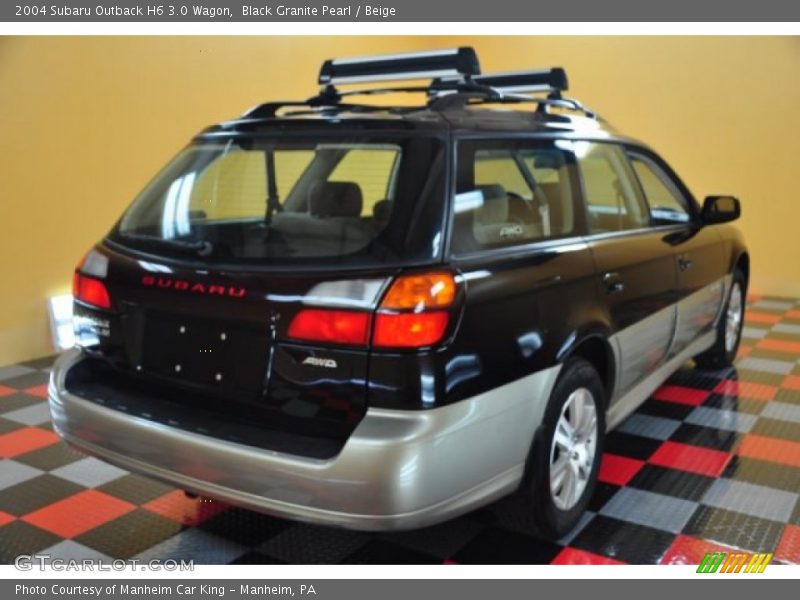 Black Granite Pearl / Beige 2004 Subaru Outback H6 3.0 Wagon