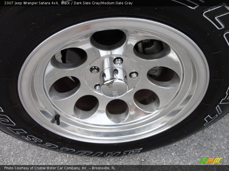 Black / Dark Slate Gray/Medium Slate Gray 2007 Jeep Wrangler Sahara 4x4