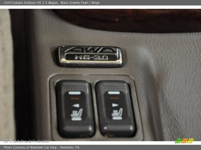 Black Granite Pearl / Beige 2004 Subaru Outback H6 3.0 Wagon