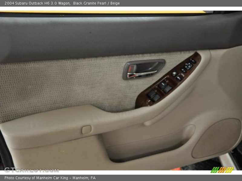 Black Granite Pearl / Beige 2004 Subaru Outback H6 3.0 Wagon
