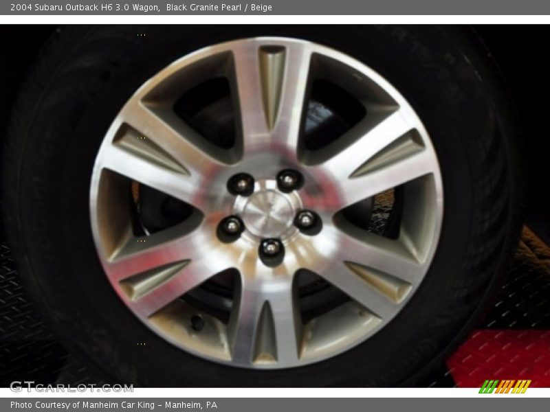 Black Granite Pearl / Beige 2004 Subaru Outback H6 3.0 Wagon