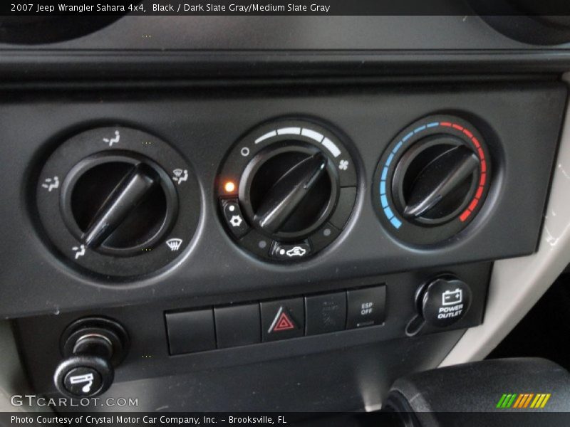 Black / Dark Slate Gray/Medium Slate Gray 2007 Jeep Wrangler Sahara 4x4