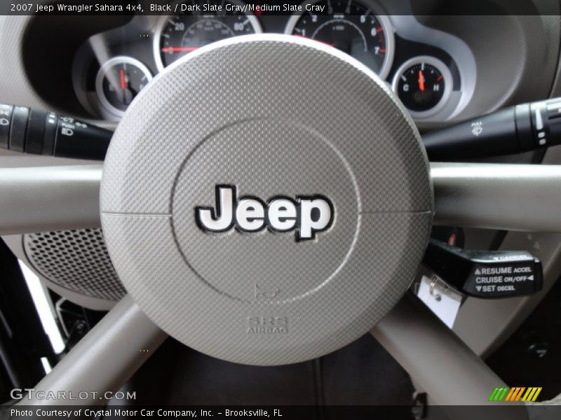 Black / Dark Slate Gray/Medium Slate Gray 2007 Jeep Wrangler Sahara 4x4
