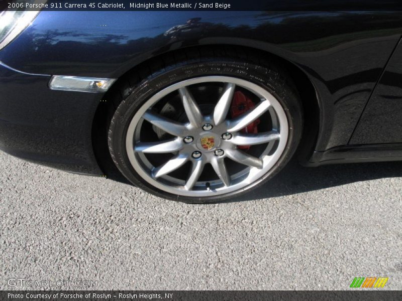 Midnight Blue Metallic / Sand Beige 2006 Porsche 911 Carrera 4S Cabriolet