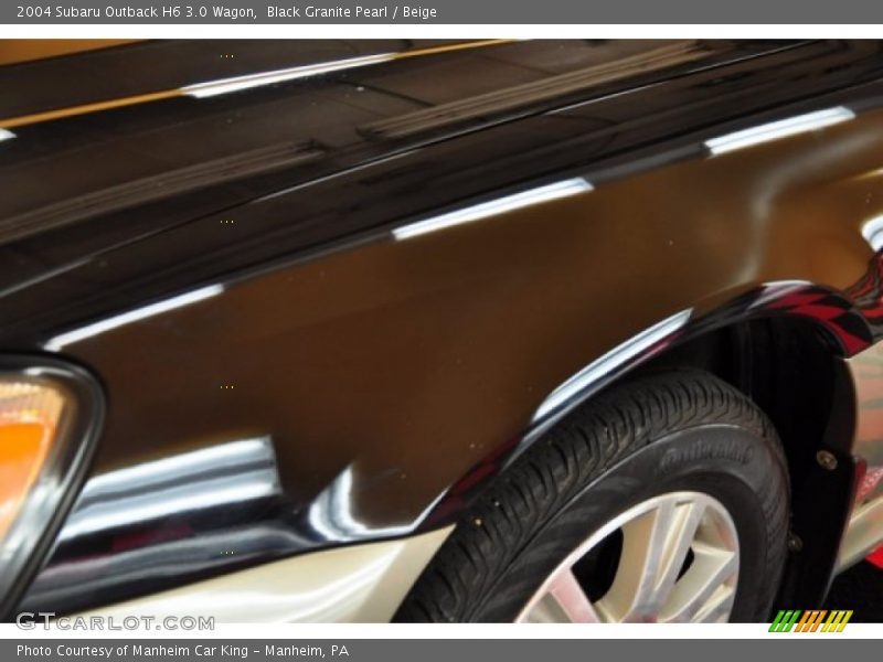 Black Granite Pearl / Beige 2004 Subaru Outback H6 3.0 Wagon