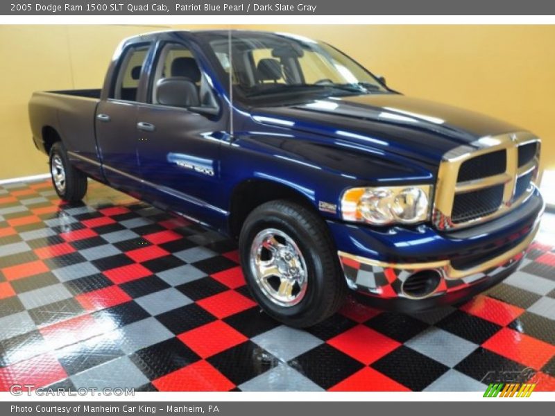 Patriot Blue Pearl / Dark Slate Gray 2005 Dodge Ram 1500 SLT Quad Cab