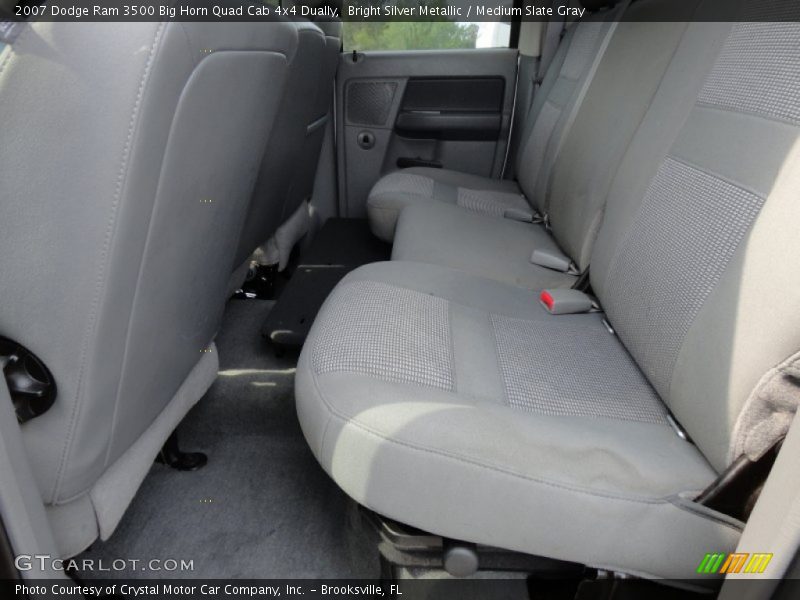 Bright Silver Metallic / Medium Slate Gray 2007 Dodge Ram 3500 Big Horn Quad Cab 4x4 Dually