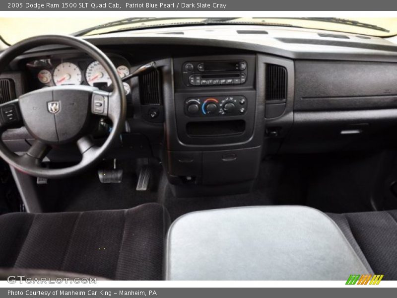 Patriot Blue Pearl / Dark Slate Gray 2005 Dodge Ram 1500 SLT Quad Cab