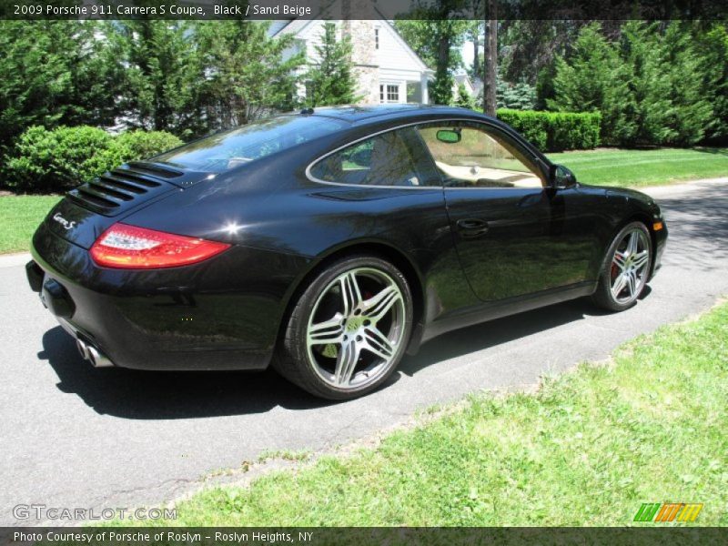 Black / Sand Beige 2009 Porsche 911 Carrera S Coupe