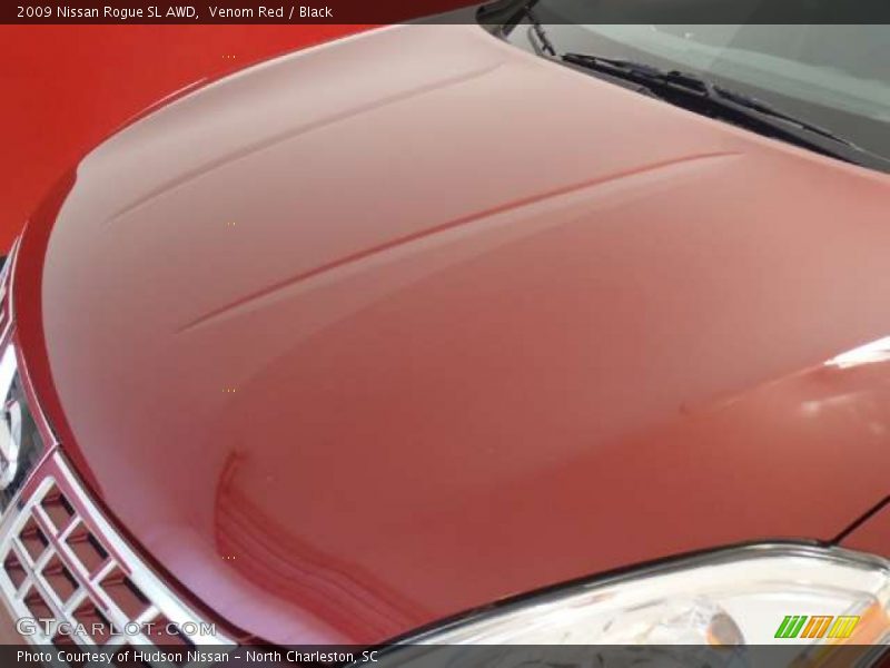 Venom Red / Black 2009 Nissan Rogue SL AWD