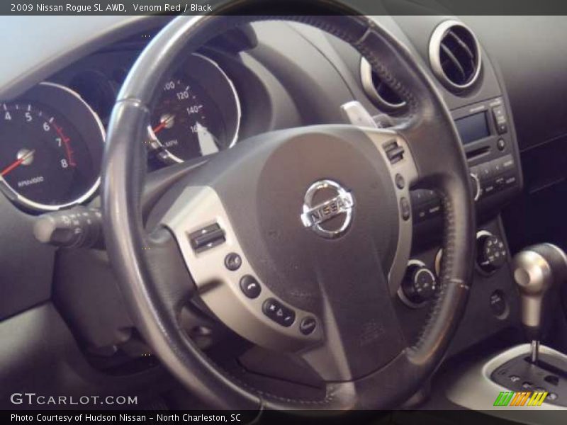 Venom Red / Black 2009 Nissan Rogue SL AWD