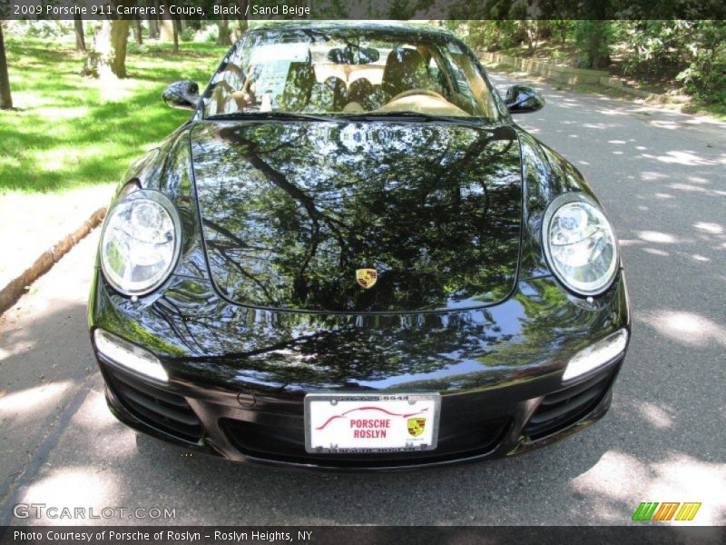 Black / Sand Beige 2009 Porsche 911 Carrera S Coupe
