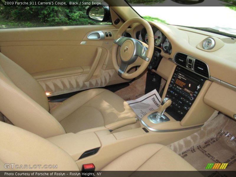 Black / Sand Beige 2009 Porsche 911 Carrera S Coupe