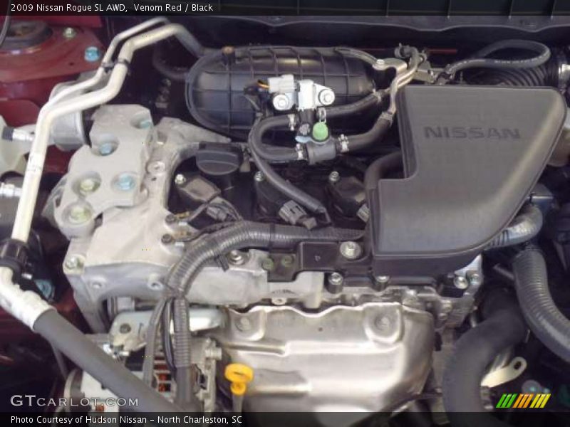 Venom Red / Black 2009 Nissan Rogue SL AWD