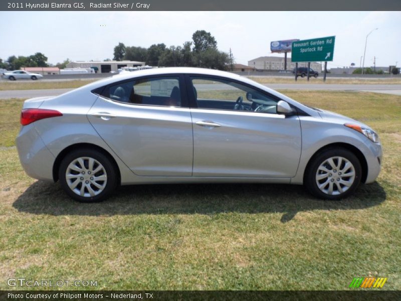 Radiant Silver / Gray 2011 Hyundai Elantra GLS