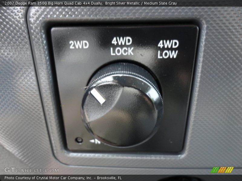 Bright Silver Metallic / Medium Slate Gray 2007 Dodge Ram 3500 Big Horn Quad Cab 4x4 Dually