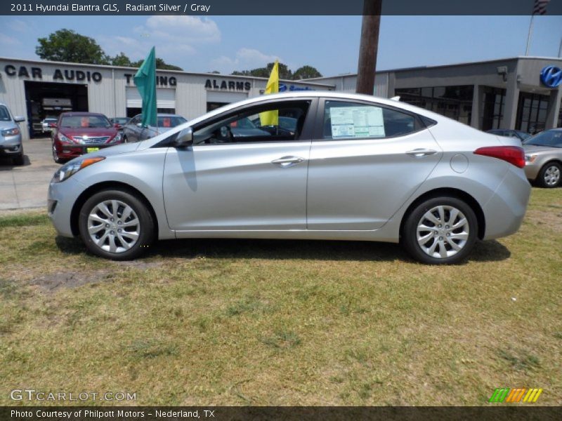 Radiant Silver / Gray 2011 Hyundai Elantra GLS