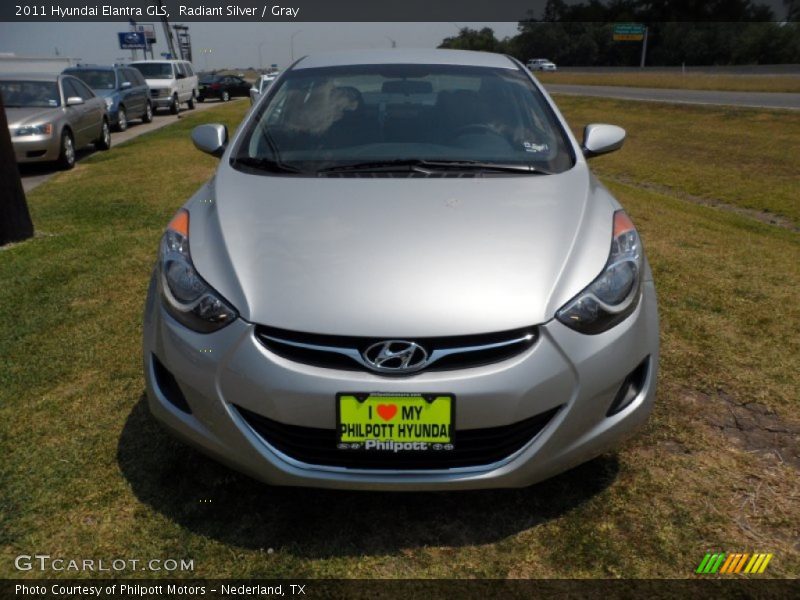 Radiant Silver / Gray 2011 Hyundai Elantra GLS