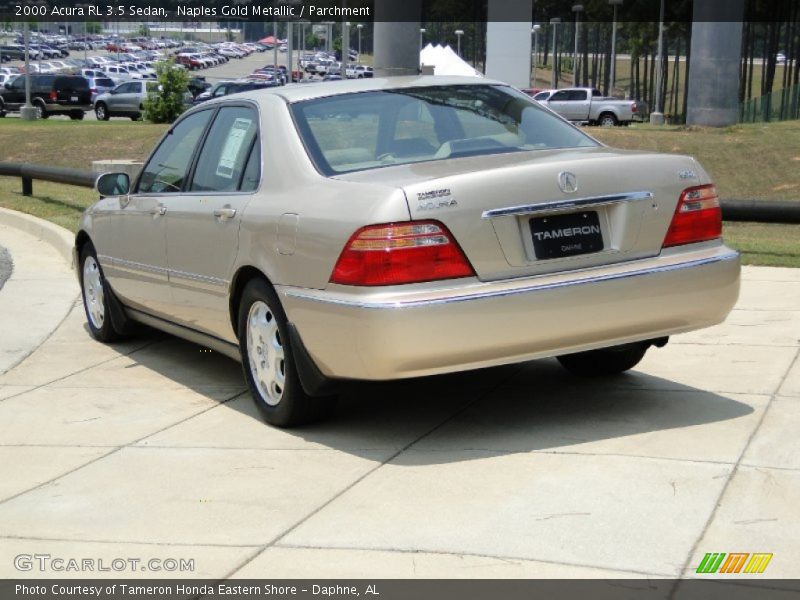 Naples Gold Metallic / Parchment 2000 Acura RL 3.5 Sedan