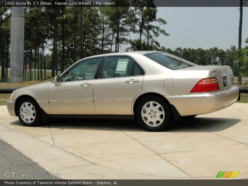 Naples Gold Metallic / Parchment 2000 Acura RL 3.5 Sedan