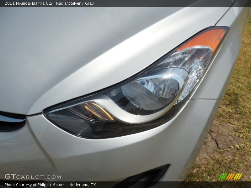 Radiant Silver / Gray 2011 Hyundai Elantra GLS