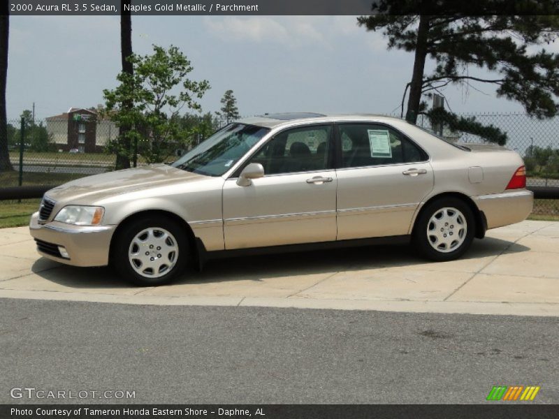 Naples Gold Metallic / Parchment 2000 Acura RL 3.5 Sedan