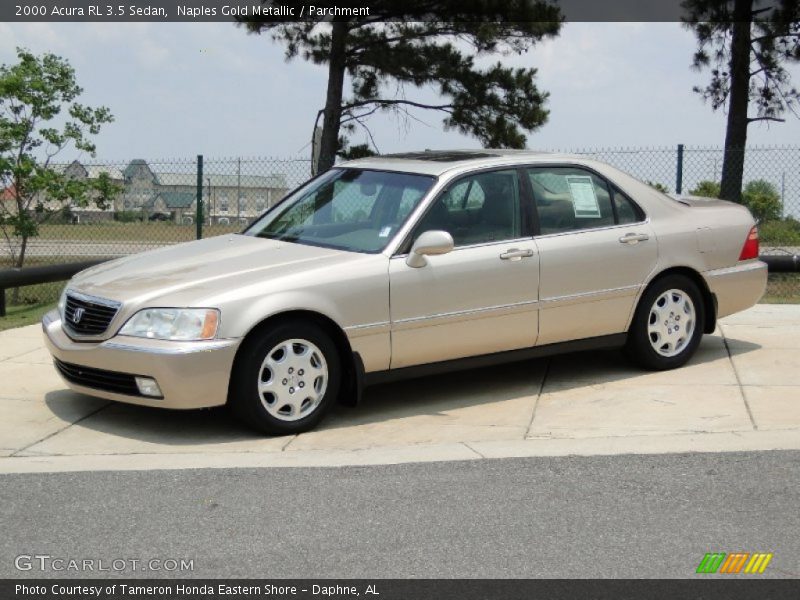 Naples Gold Metallic / Parchment 2000 Acura RL 3.5 Sedan