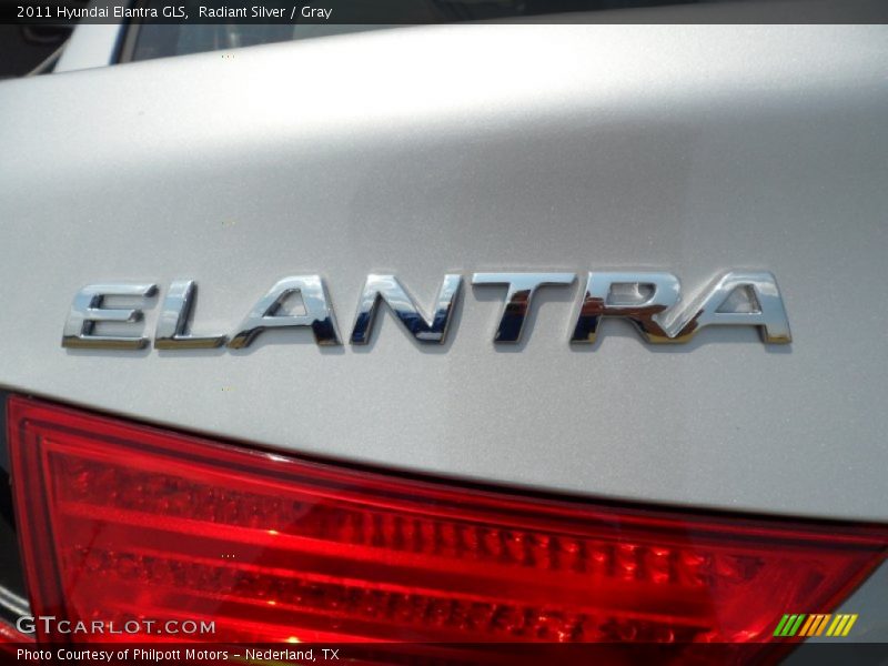 Radiant Silver / Gray 2011 Hyundai Elantra GLS