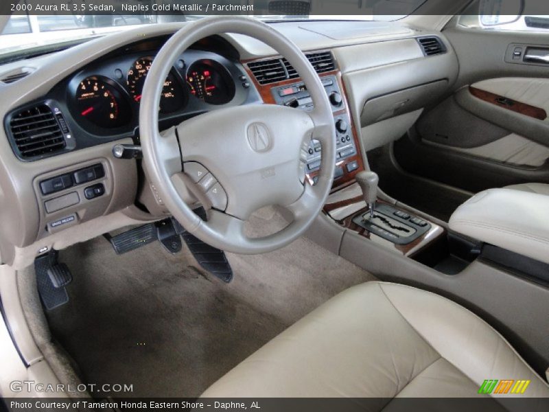 Parchment Interior - 2000 RL 3.5 Sedan 