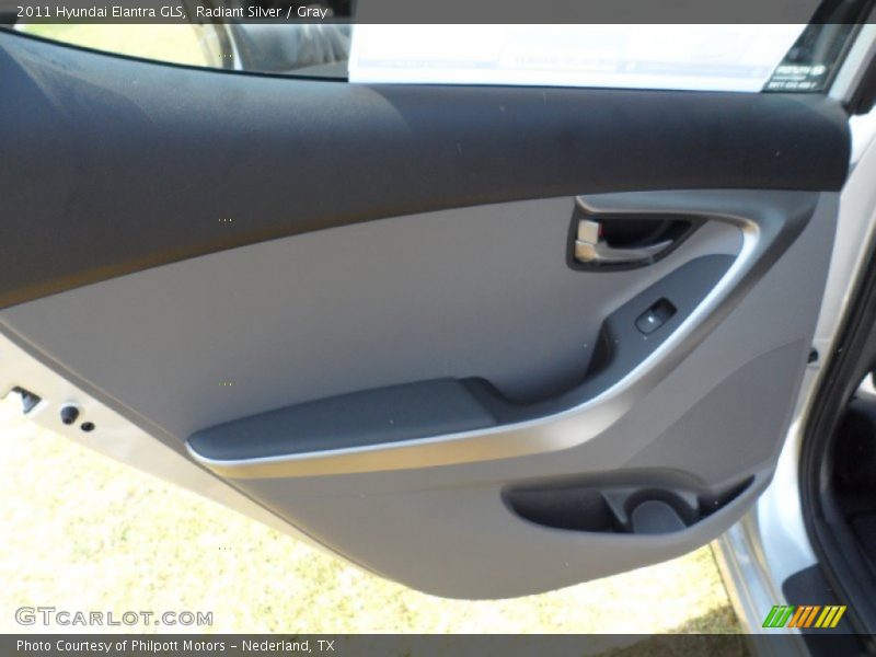 Radiant Silver / Gray 2011 Hyundai Elantra GLS