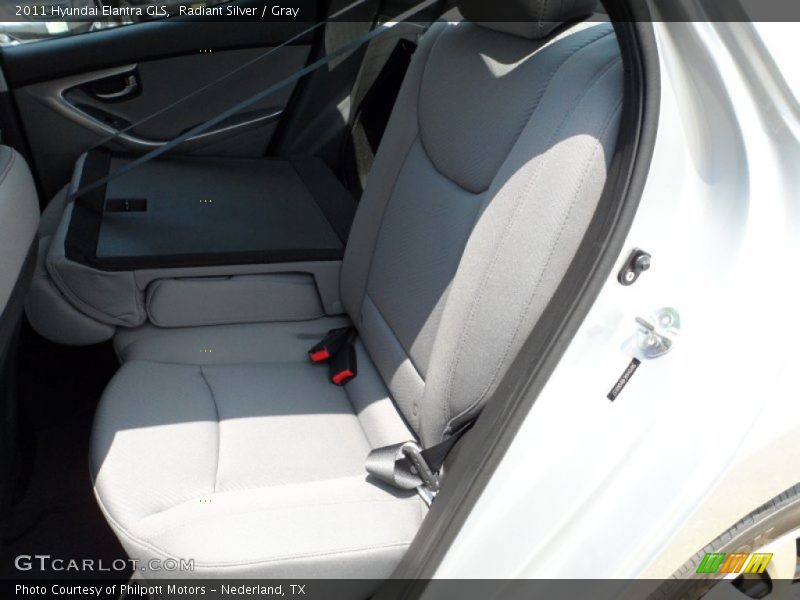 Radiant Silver / Gray 2011 Hyundai Elantra GLS
