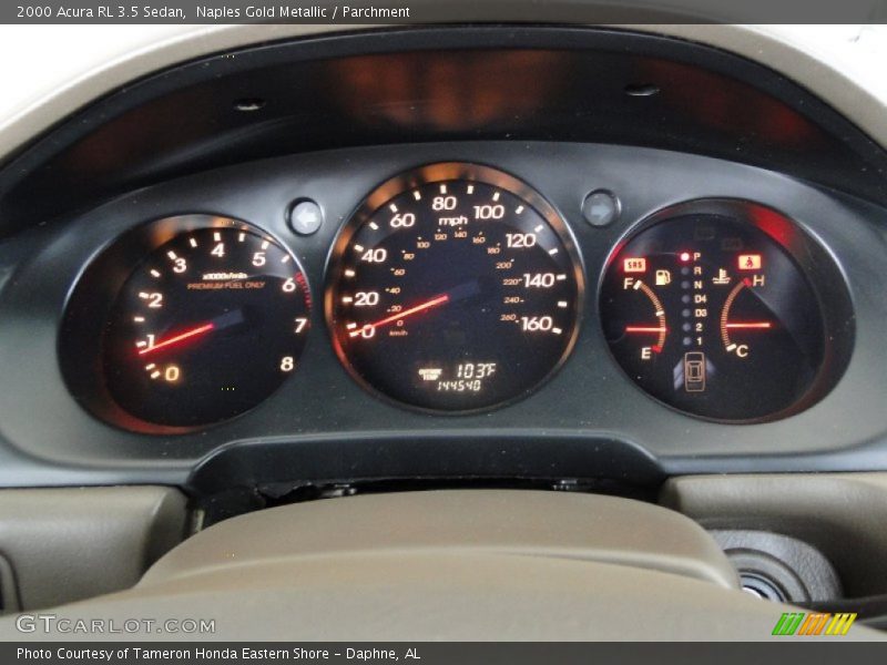 Naples Gold Metallic / Parchment 2000 Acura RL 3.5 Sedan