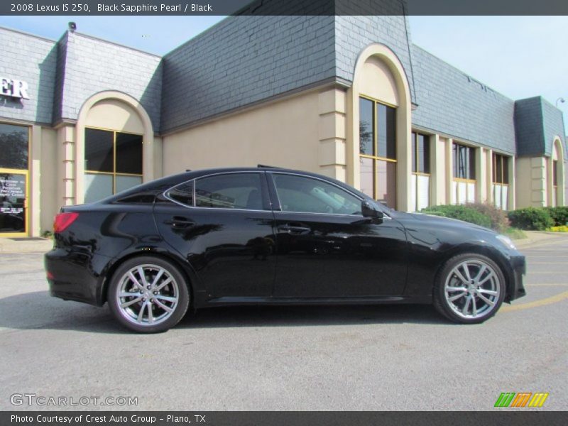 Black Sapphire Pearl / Black 2008 Lexus IS 250